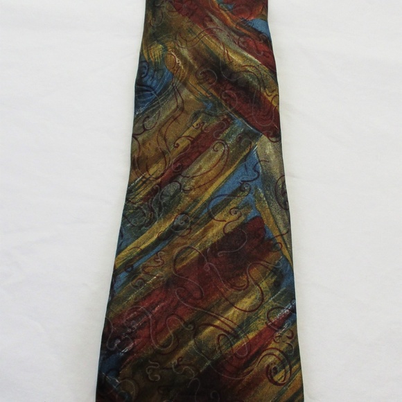 Geoffrey Beene Men's Silk Tie Classic Length - Picture 2 of 4